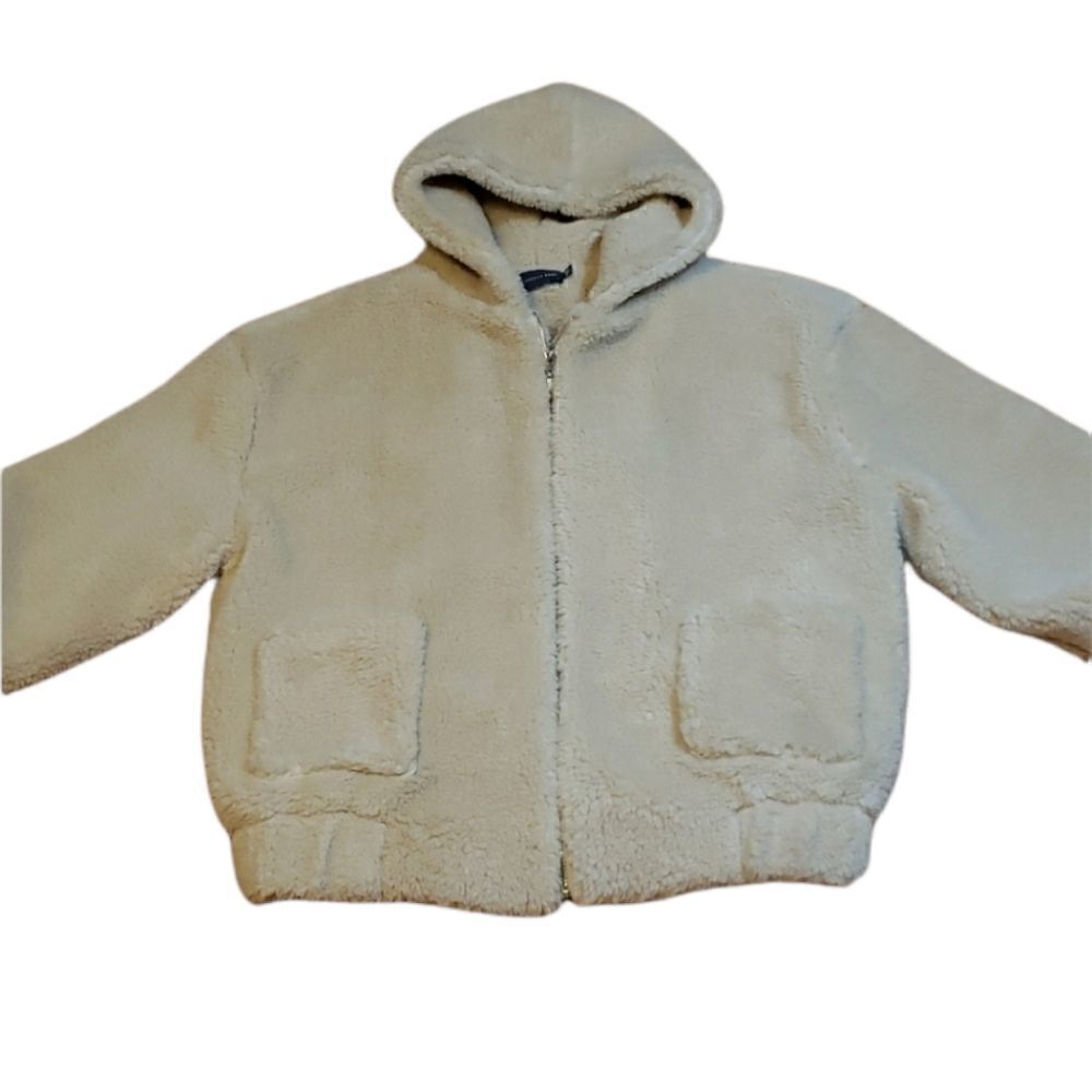 Hudson Gray Trendy Sherpa Jacket, oversized